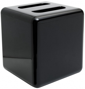 6L Black Square Ice Bucket UK Pub and Bar Supplies